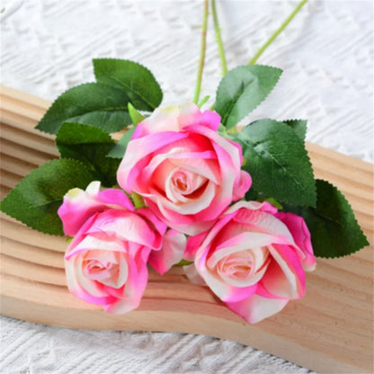 Artificial Silk Rose - Single Stem, 55 cm, 13 Colors, Realistic Foam Petals for Weddings, Home Decor & Gifting