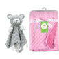 Personalized Newborn Baby Blanket with Name & Custom Stroller Gift Set