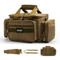 Fishing Tackle Bag 14.96 x 9.05 x 7.48 in (38 x 23 x 19 cm) High-Capacity 600D Oxford Shoulder Backpack for Fishing, Camping & Cycling