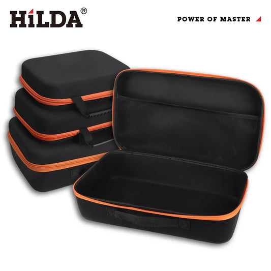 Nylon Drill & Tool Bag — Multifunctional Electric Tool Organizer, 3 Sizes: 220×270×70 mm (8.66×10.63×2.76 in), 330×220×75 mm (13.00×8.66×2.95 in), 370×230×120 mm (14.57×9.06×4.72 in)