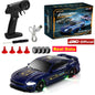 4WD RC Drift Racing Car - 1/43 Mini High-Speed Electric Car with Gyroscope, Realistic Lights, Remote Control Toy for Kids & Adults