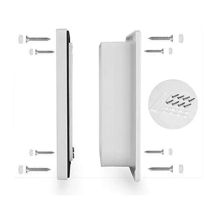Pet Flap Door with 4-Way Security Lock — ABS Plastic Cat & Small Dog Door Kit