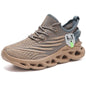 Lightweight Breathable Running Sneakers - Black Casual Jogging Shoes for Men & Women, Shock-Absorption Outdoor Trainers