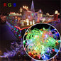 LED Fairy String Lights 8-Mode Waterproof - Multi-Color & Warm White, 5m/10m/20m/30m/50m/100m (16/33/66/98/164/328 ft), 40–600 LEDs, AC Plug