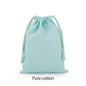 Cotton Drawstring Canvas Bags - White Reusable Gift & Storage Pouches for Candy, Jewelry, Travel and Home Organization