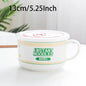 Ceramic Ramen Bowl with Lid Heat Resistant Microwave Safe Soup Bowl for Noodles Salad Rice 800ml (27 fl oz) / 1100ml (37 fl oz)
