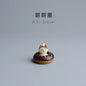 Cute Cat Bread Toast Model Toys Miniature Photography Props Figurines Gift Desktop Ornaments Figurine Decoration Crafts