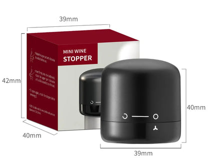 2-Pack Vacuum Wine Bottle Stoppers Silicone Champagne Sealers Reusable Wine Preserver & Bar Tool