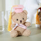 Doctor Teddy Bear Plush – Small Sitting Doll Pendant Gift for Kids