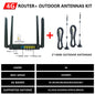 4G LTE Router Modem with SMA Antenna Connectors, SIM Card CPE Hotspot, 300 Mbps Wi‑Fi, VPN/Firewall