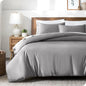 3-Piece Lyocell Bamboo Duvet Cover Set – Cooling Silky Soft 400TC Bedding, Full/Queen/King (150×200 cm / 59×79 in, 200×230 cm / 79×91 in, 220×240 cm / 87×94 in)