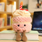 Cartoon Egg and Toast Plush Pillow Breakfast Stuffed Doll Cute Food Plush Gift