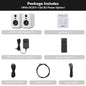 Bookshelf Active Studio Speakers 3" (7.6 cm) Bluetooth 5.3 USB DAC Hi-Res HiFi 2.0 with Subwoofer Output for TV & PC