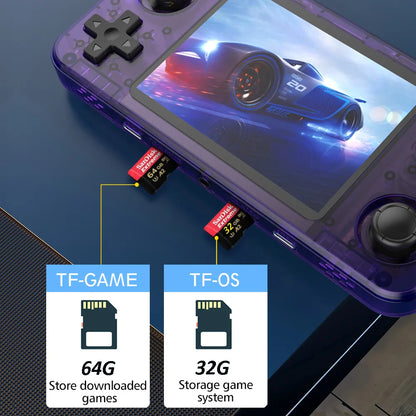 Retro Handheld Gaming Console - Open-Source Linux, 3.5-inch (8.9 cm) IPS Screen, 64GB, 15,000+ Classic Games, Portable