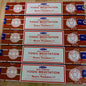 5-Box Nag Champa Incense Sticks — 50–60 Handmade Sticks (20 cm / 8 in) Sandalwood & White Sage Home Fragrance