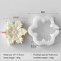 3D Snowflake Silicone Mold - DIY Candle, Soap & Wax Melt Mold for Christmas Crafts, Aroma Stones & Holiday Home Decor