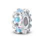 100% 925 Sterling Silver Rainbow Zircon Butterfly Dragon Silicone Stopper Charms - Colorful Beads for DIY Bracelets, Customizable Jewelry for All Occasions