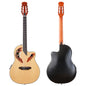 41-Inch (104 cm) Acoustic-Electric Classical Guitar — High-Gloss Spruce Top, Round Back, 6-String 20-Fret