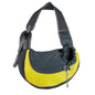 Pet Sling Carrier Shoulder Bag — Mesh Crossbody Travel Carrier for Small Dogs & Cats (S: up to 6.6 lb / 3 kg, L: up to 13.2 lb / 6 kg)