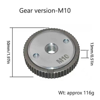 Quick-Release Self-Locking Flange Nut for Angle Grinder & Polisher - M10 M14 M5/M8/M11