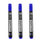 Permanent Fine Tip Marker Pens 1.5mm Waterproof Ink - 3/6 Pack Black Blue Red