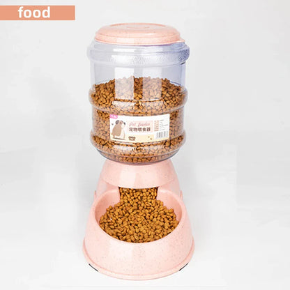 Large Capacity Automatic Pet Food and Water Bowl for Dogs & Cats