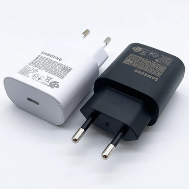 25W Super Fast USB-C Charger Adapter with 100cm (39.4 in) USB-C Cable — USB-PD & Adaptive Fast Charge, EU Plug