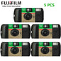 1-5 Pack Disposable 35mm Film Camera ISO 400, Single-Use with Built-In Flash, 27 Exposures