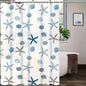 Patterned Waterproof Shower Curtain – PEVA Bathroom Partition & Decor