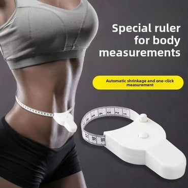 Body Measuring Tape, Retractable Fitness Tape Measure, Soft Ruler For Waist, Chest, Arm And Body Circumference Measurement