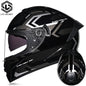 Full Face Racing Helmets Winter Warm Double Visor Motorcycle Helmet Motorbike Sports helmet LVS-701