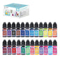 Candle Dye Liquid Colorant Kit – Pigment Set for DIY Candles & Soap, Compatible with Soy Beeswax Gel Paraffin (10ml / 5ml Bottles)