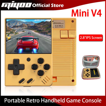 Portable Retro Handheld Game Console 2.8-Inch (71 mm) IPS Screen Linux Classic Gaming Emulator, 5K+ Games, 2000mAh