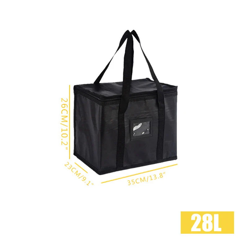Insulated Food Delivery Cooler Bag — Thermal Pizza & Picnic Carrier (16L, 28L, 50L, Large)