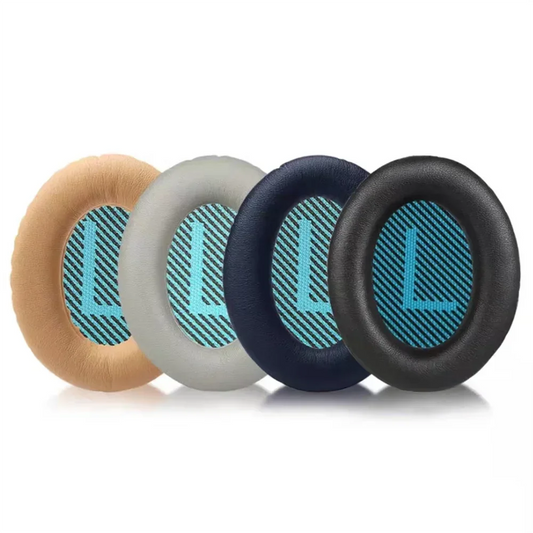 Replacement Ear Pads for Over-Ear Headphones – Memory Foam PU Leather Ear Cushions, 1 Pair
