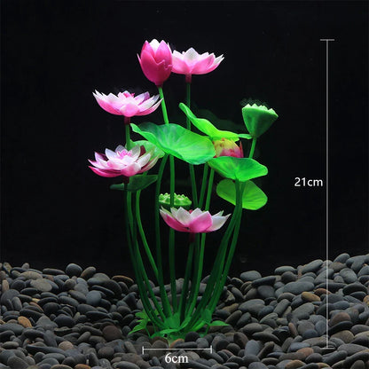 Artificial Aquarium Plants — Plastic Underwater Decorations for Fish Tanks, Realistic Aquarium Decor
