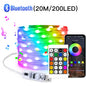 20M (65ft) USB Addressable RGBIC LED String Lights - Bluetooth App & IR Remote, 5V Waterproof Fairy Lights for Party & Christmas