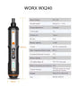 4V Cordless Electric Screwdriver Set — USB Rechargeable Smart Mini Drill, 30-Bit Kit (57mm/2.24in & 25mm/0.98in)
