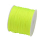 50 Yards 0.8mm Braided Nylon Cord – Durable Satin String for Jewelry Making, Beading, Macrame, Chinese Knot & DIY Crafts