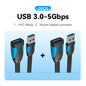 USB 3.0 Extension Cable Male to Female, High-Speed 5Gbps, 0.5/1/1.5/2/3 m (1.6–9.8 ft) for PC TV Xbox Printer, USB 2.0 Compatible