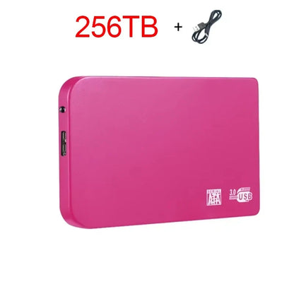 High-speed SSD 256TB USB 3.0 Enclosure Mobile Hard Drive Cases for SSD External Storage HDD Box With USB Cable ABS Tools
