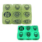 6-Pack 16mm D6 Game Dice - Transparent, Opaque & Marble Colors for Board Games & Tabletop RPGs