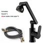 Universal Rotating Dual-Mode Single-Handle Faucet for Kitchen & Bathroom Sink - Hot & Cold Mixer