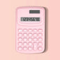 Mini Solid Color Pocket Calculator — Portable 4.0 x 2.5 in (100 x 63 mm) for Office, School & Teaching