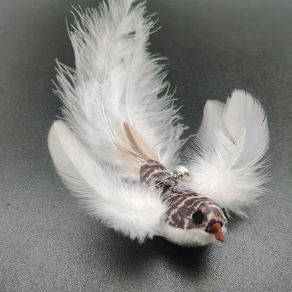 Interactive Feather Cat Toy – Feather Teaser for Cat Play & Exercise