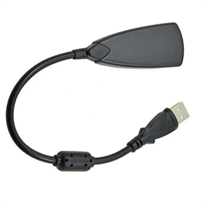 USB 7.1 External Sound Card – Virtual 7.1 Audio Adapter for PC Gaming, Plug-and-Play