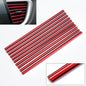 10-Pack Car Air Vent Trim Strips 20cm (7.87 in) PVC Decorative Air Outlet Moulding for Interior Car