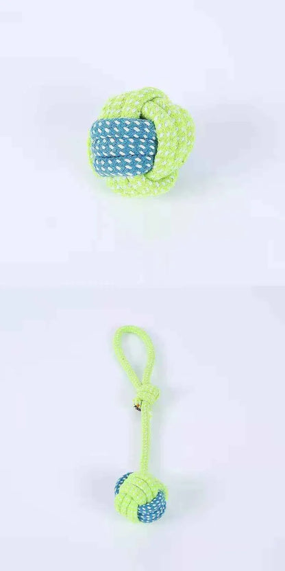 Interactive Cotton Rope Dog Toys for Puppies & Adults