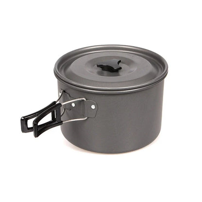 FlipStylez™ Obsidian Gray 3PC Trail-Chef Aluminum Cookware Set