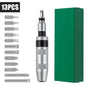 7/13-Piece CR-V Manual Impact Screwdriver Set — Portable Reversible Hand Driver with Bits for Home DIY
